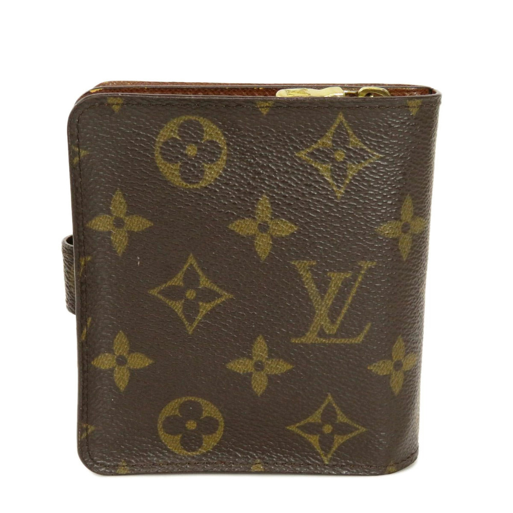 Louis Vuitton fold Wallet Compact Zip Bi Canvas Monogram